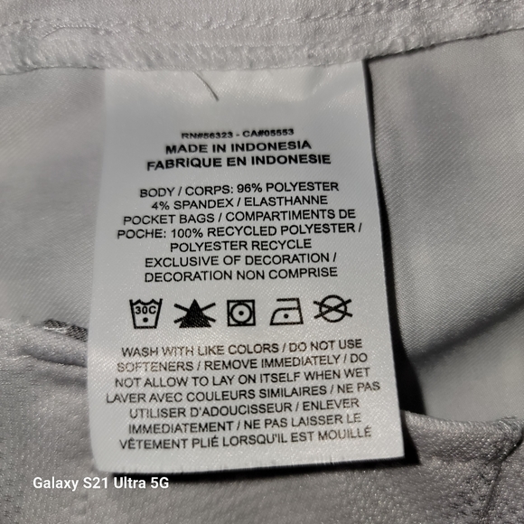 Nike Dri-Fit Standard Fit Mens Golf Short Gray Black White Plaid  Pocket Size 34 - Picture 6 of 10